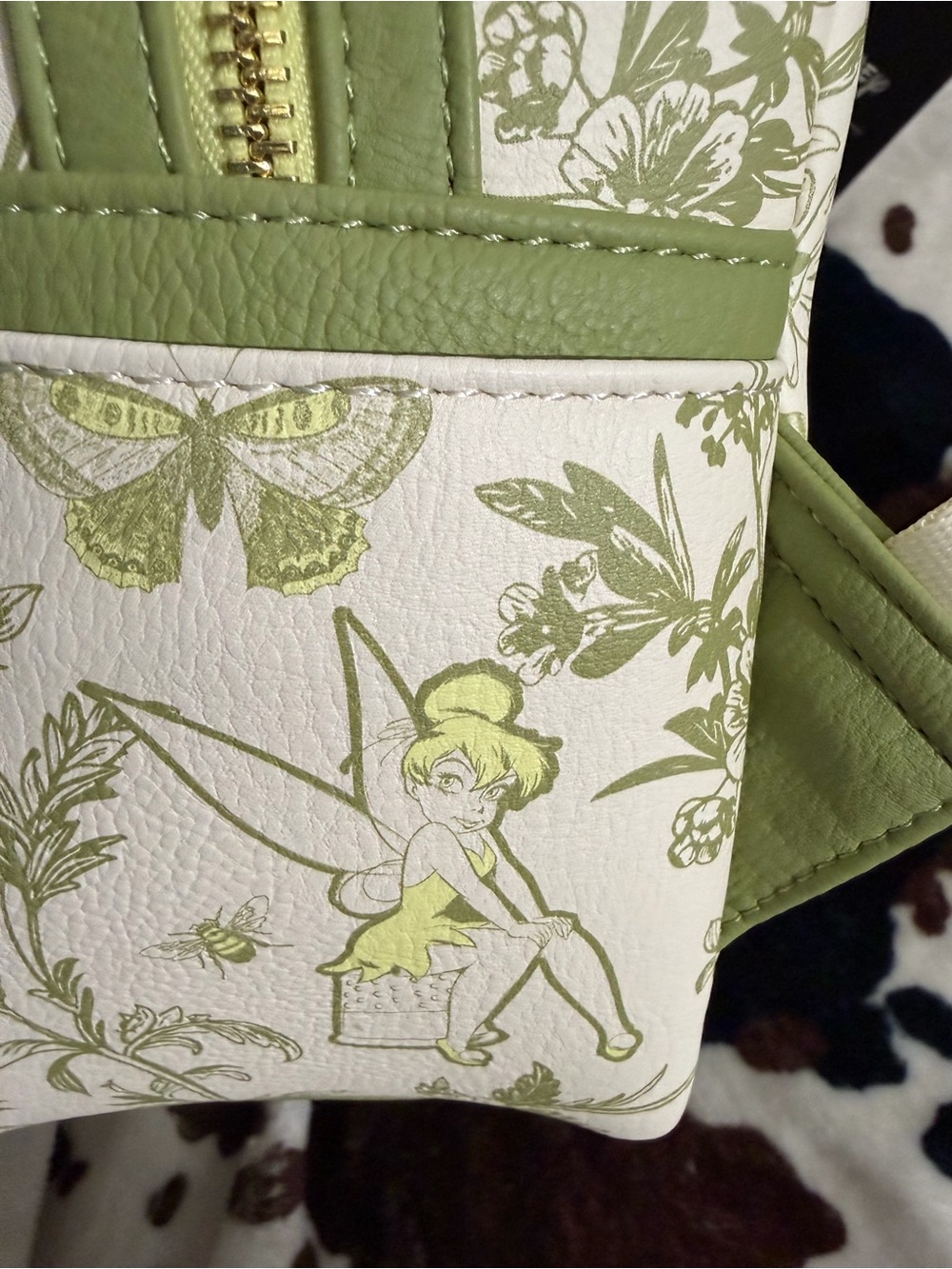Tinker Bell Green Mini Backpack - Picture 3 of 8